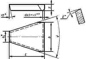 ГОСТ 25412-90 Пластины твердосплавные напаиваемые типа 32. Конструкция и размеры